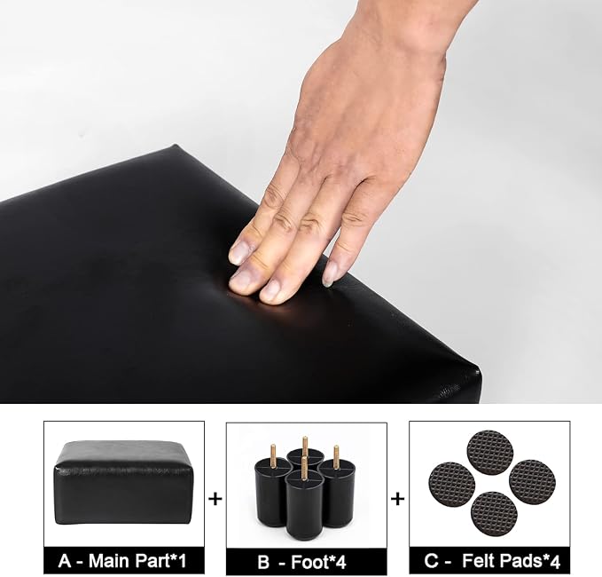 Small, Square Black