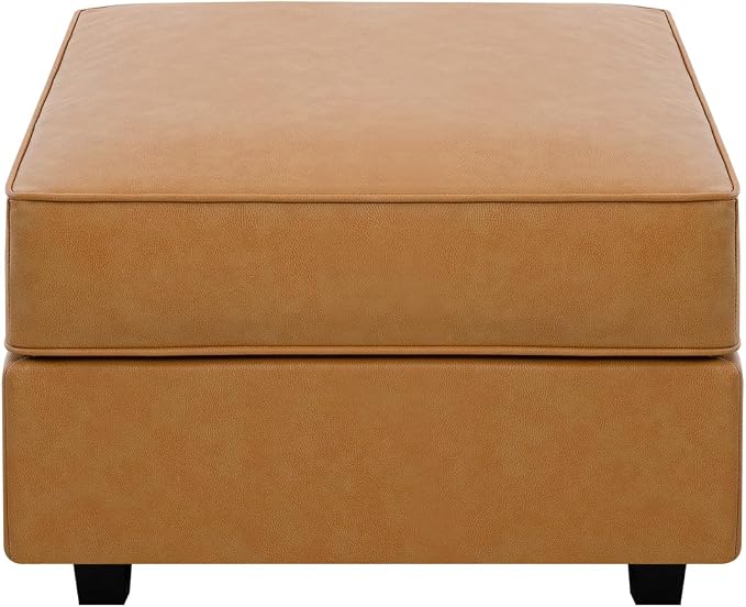 Caramel,air Leather,ottoman