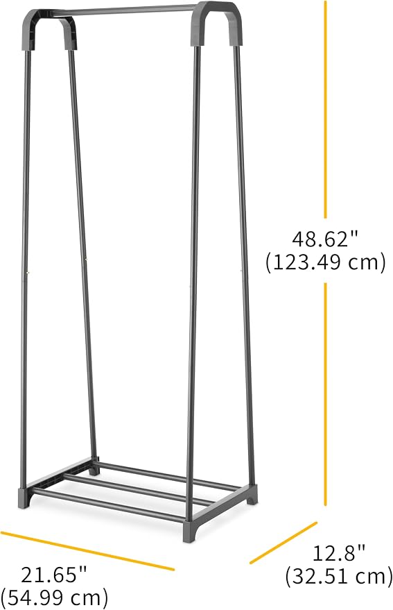 22 x 13 x 49 inch - Gunmetal