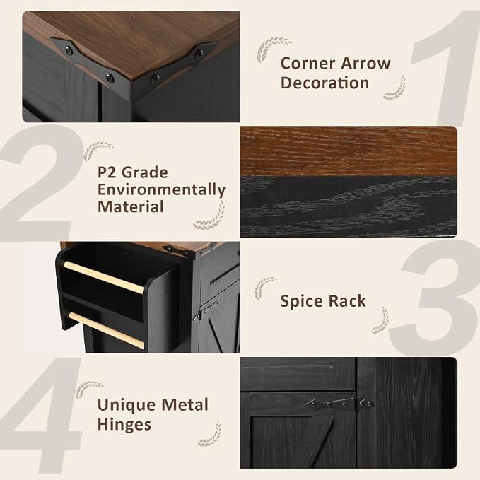 Wood Grain Black