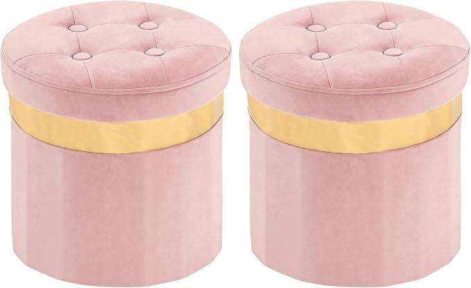 2pcs Velvet Pink