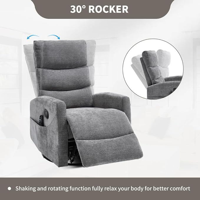 Grey + Metal & Wood + Fiber Foam and Polyester Fiber Pad-2