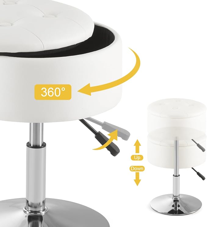 White With Storage
