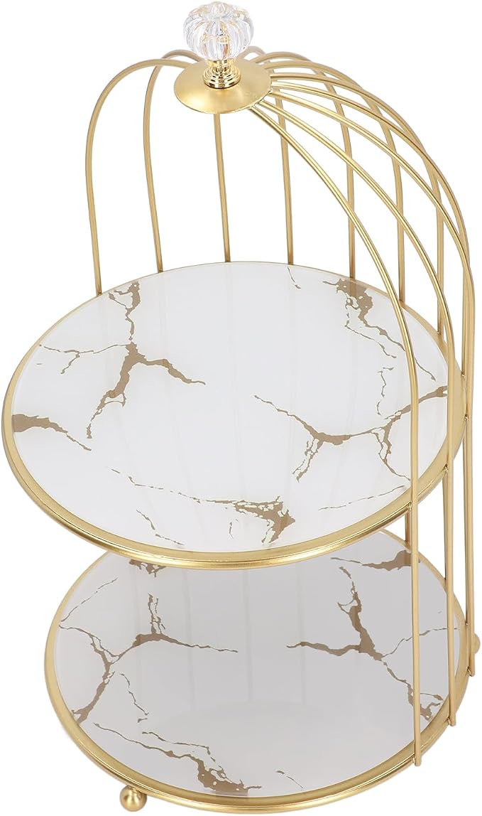 White Base Gold Pattern