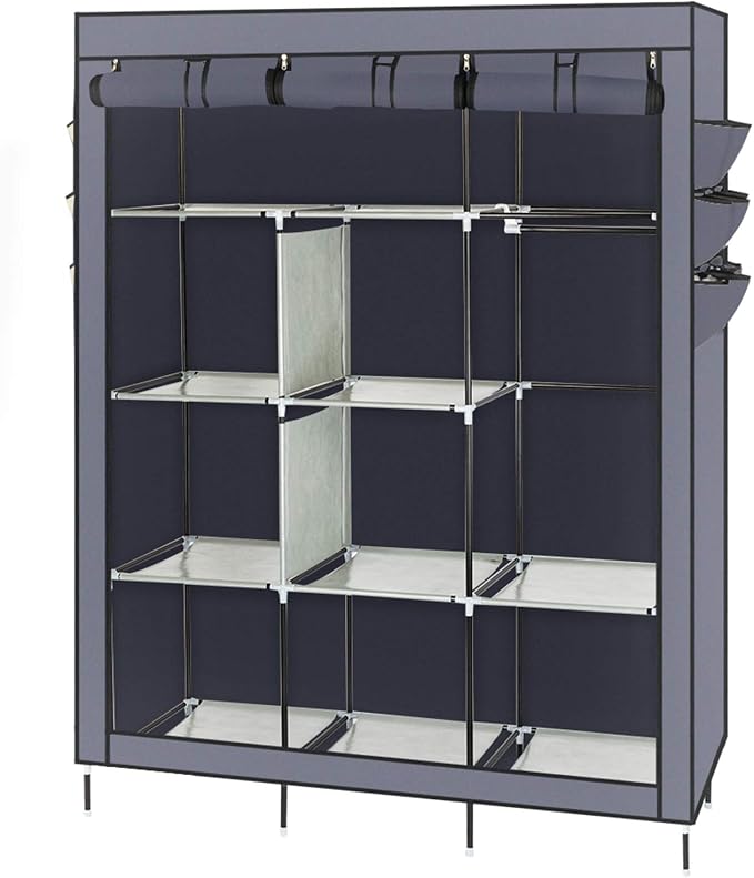 127x45x175cm, Gray-l