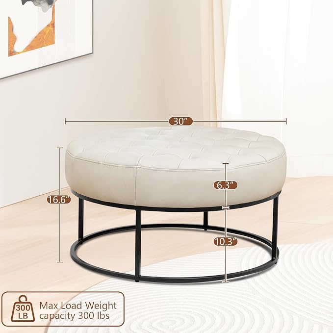 Beige-round