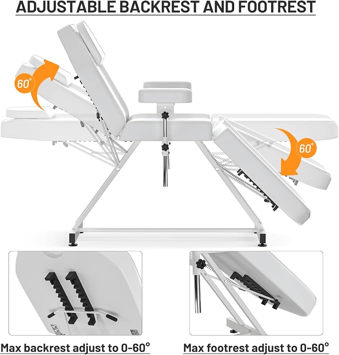 White Tattoo Chair 30