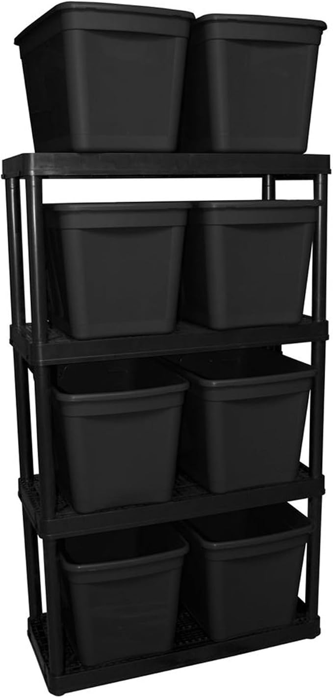 Black - 4 Shelf