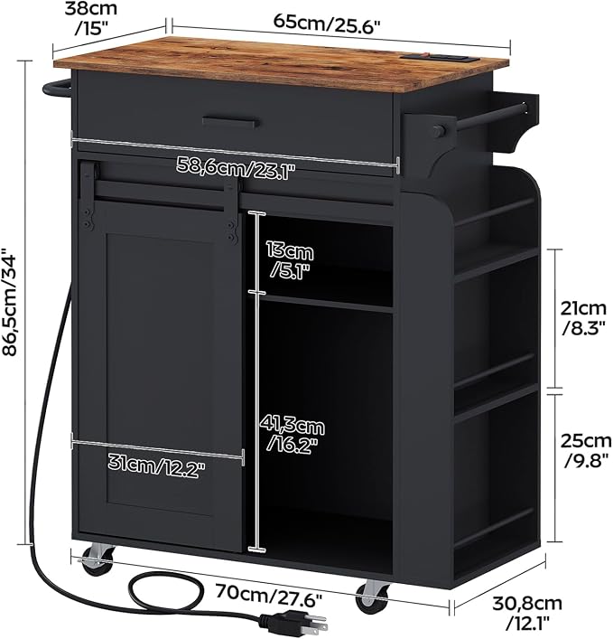 Rustic Brown + Black