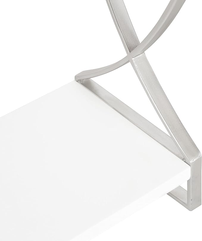 Silver/White
