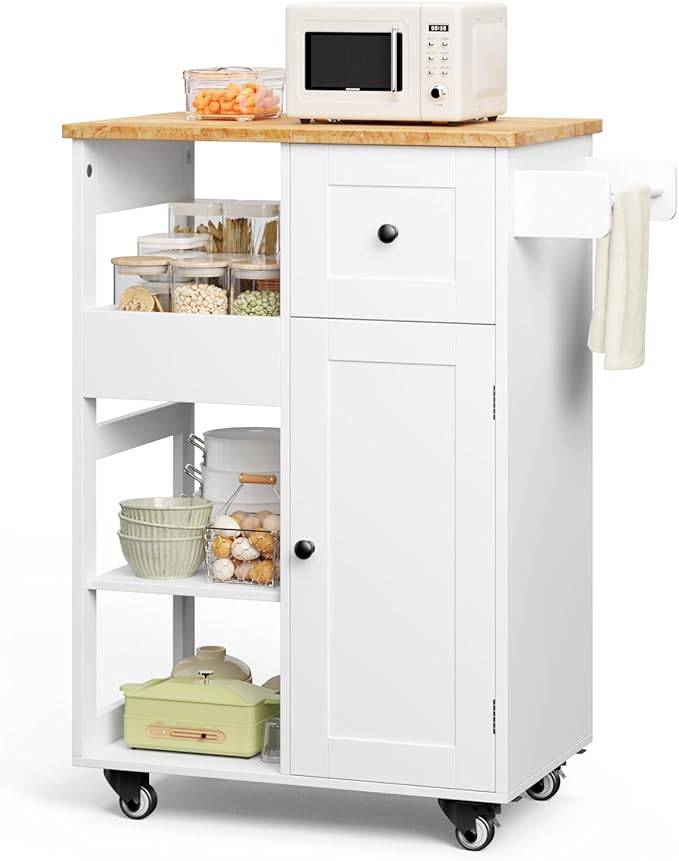 White & Tabletop-oak Color