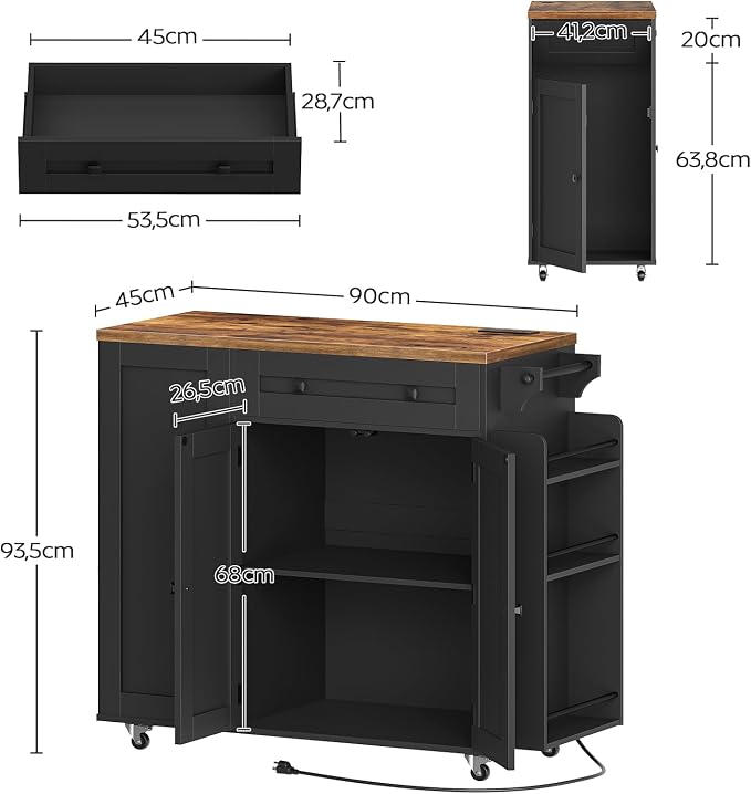 Rustic Brown + Black