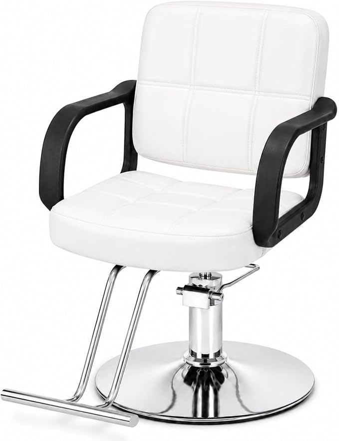 White / Chrome Base
