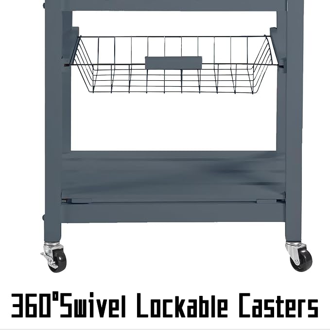 Grey+wood + Stainless Steel
