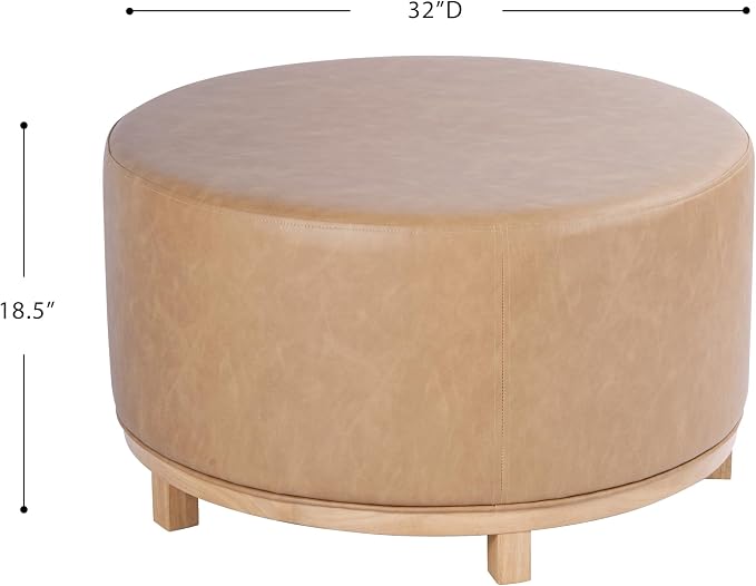 Sand Faux Leather
