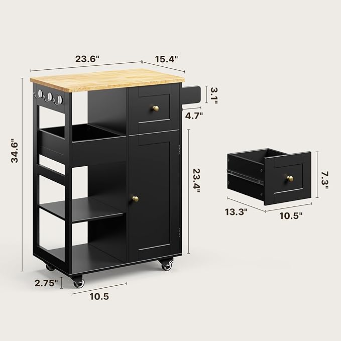 Black & Tabletop-oak Color