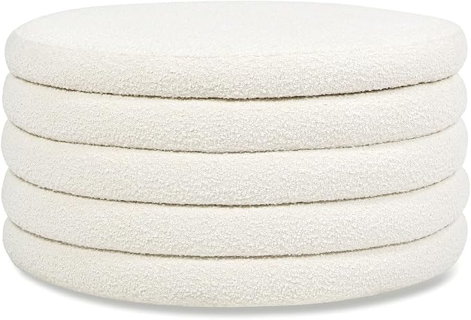 Ivory Off White Boucle