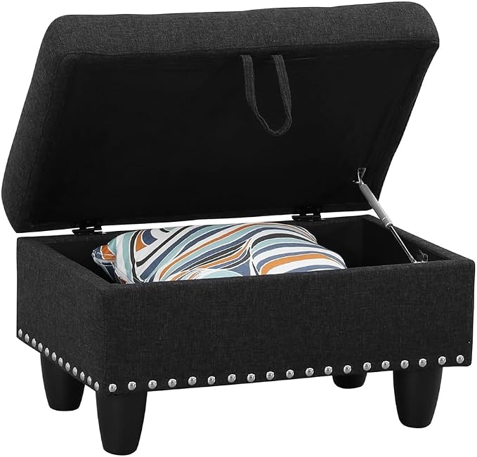 Rivet Black Linen 28.5