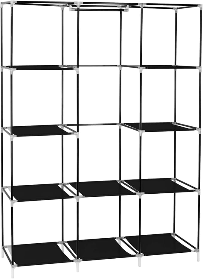 130x45x167cm, Black-c