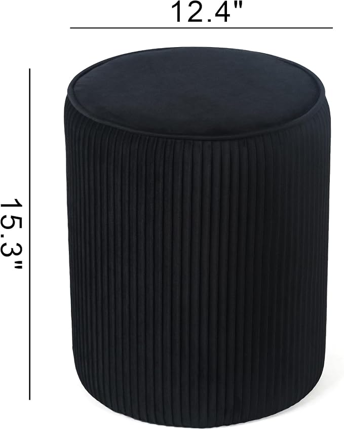 Black Striped Velvet