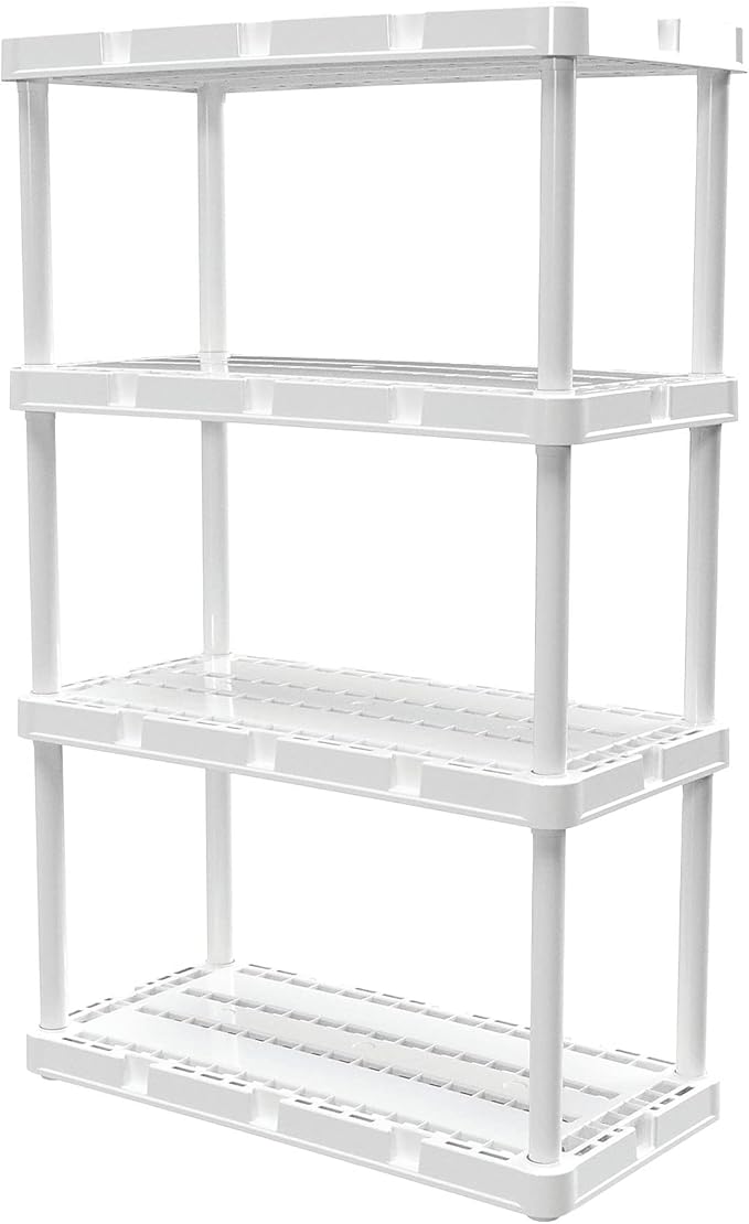 4 Shelf - White