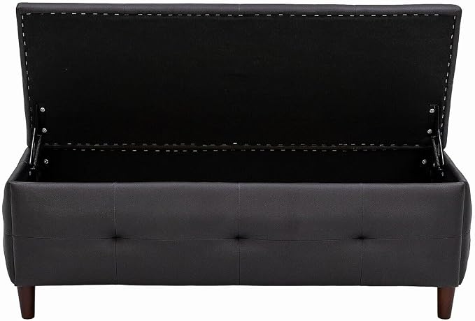 Black Leather-like Fabric
