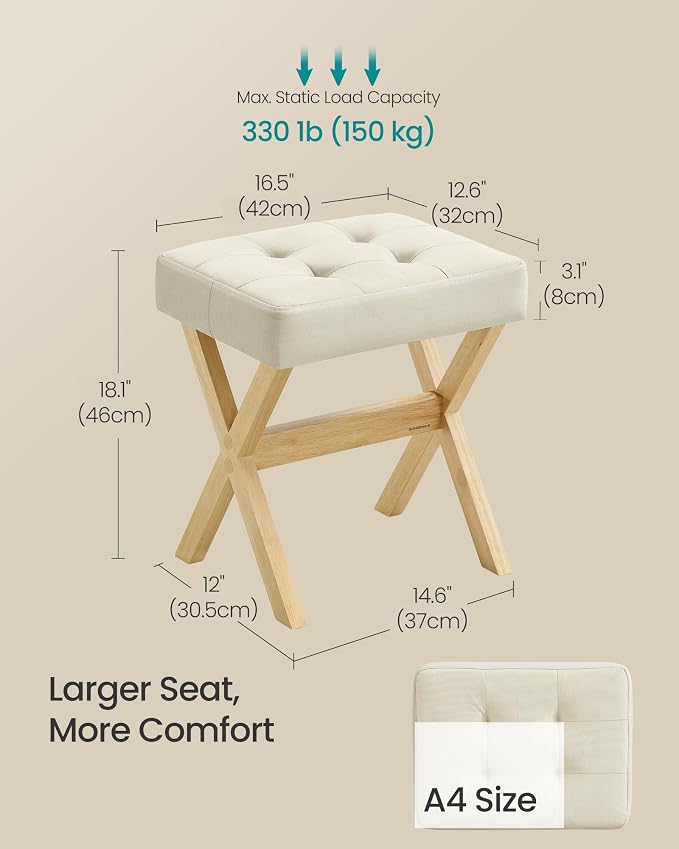 Summer Sand + Natural Wood Legs