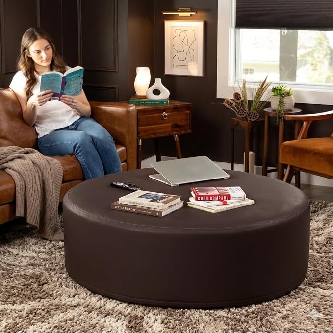 Faux Leather Chocolate