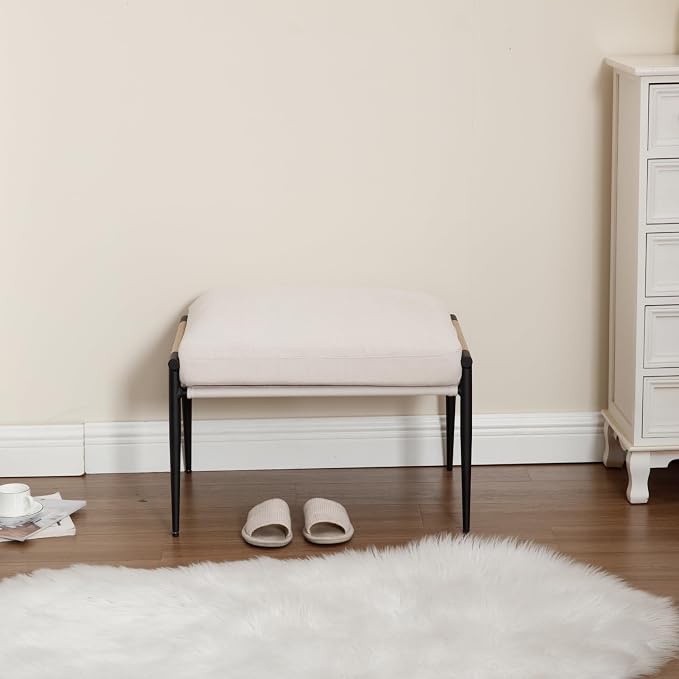 Beige Single Ottoman