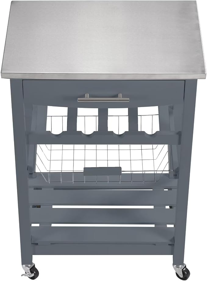 Grey+stainless Steel