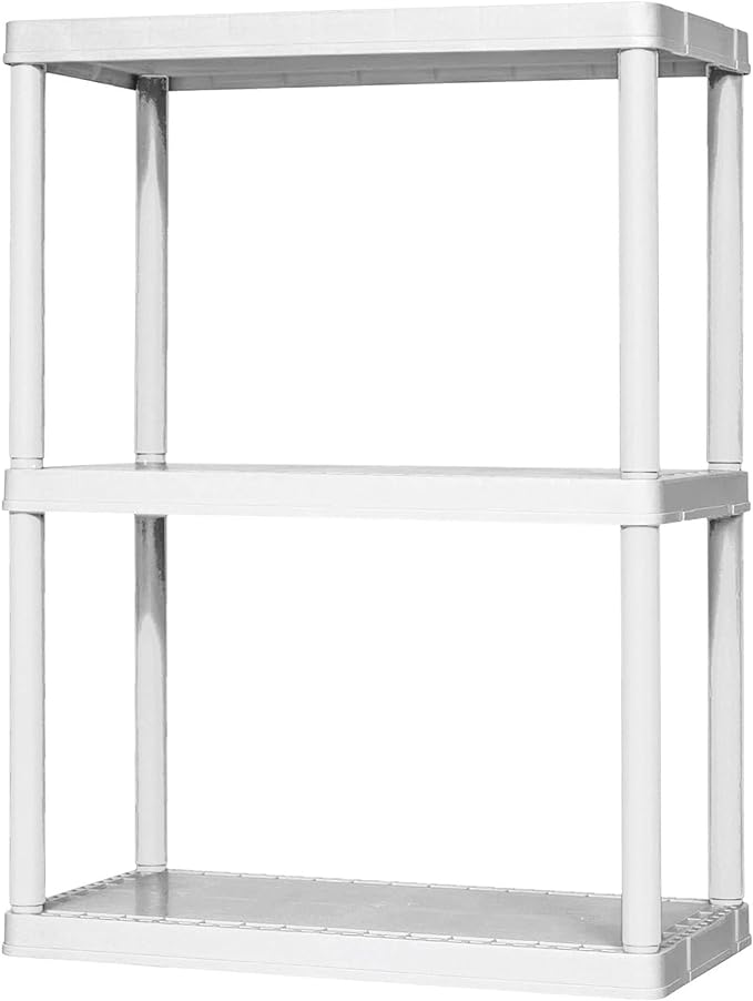 3 Shelf - White
