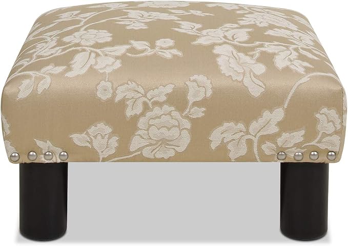 Champagne Beige Floral Jacquard