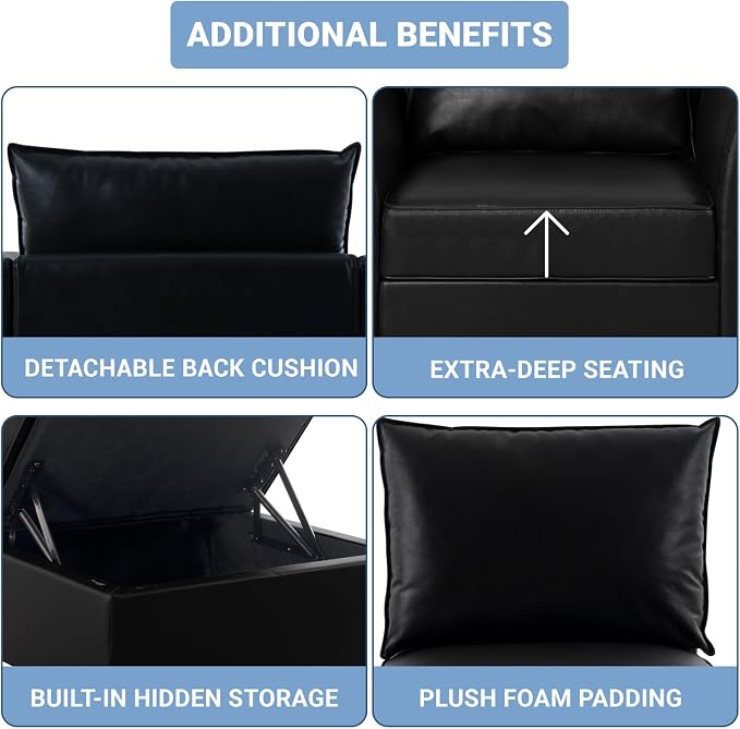 Black,air Leather,armrest