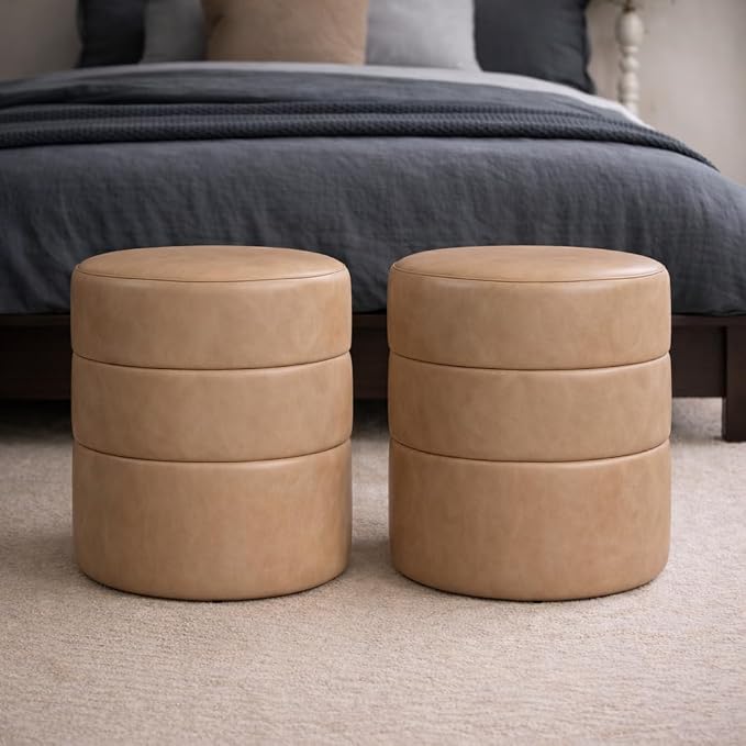Sand Faux Leather