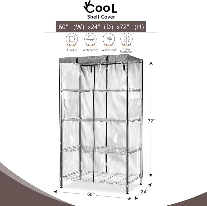 Grey With Three Side Clear Pvc Panel