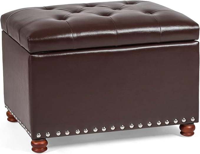 Dark Brown With Button