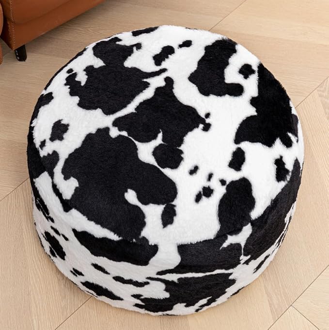 Black White Cow Print