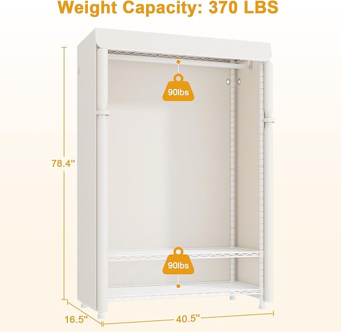 White Rack with White Cover