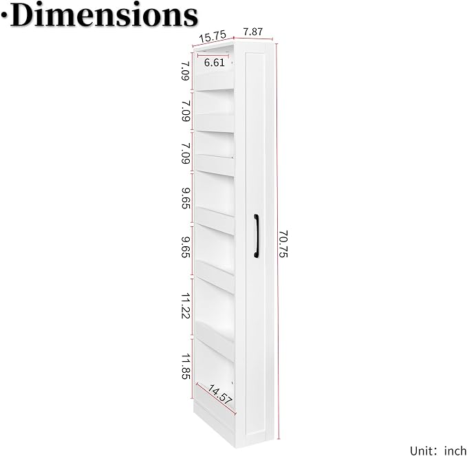 A01 White 7-tier