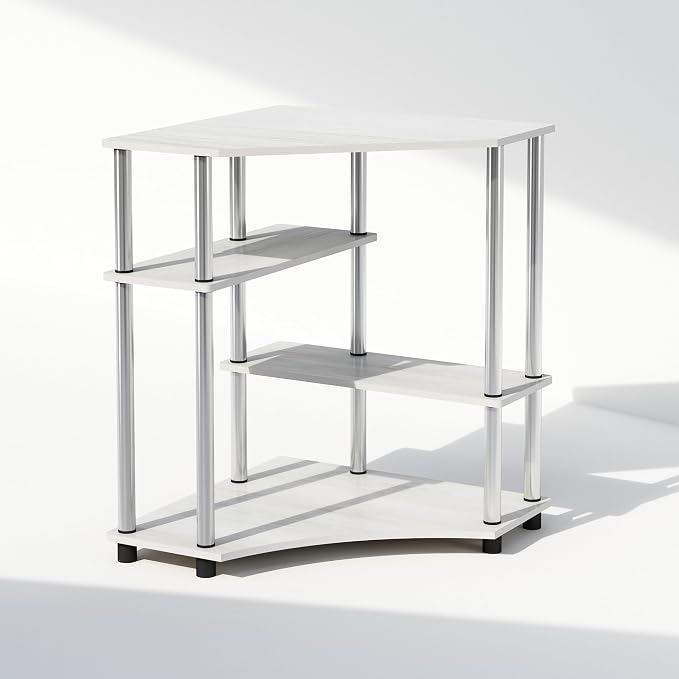 White Oak/Stainless Steel