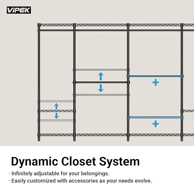 Black Rack With Warm White Light