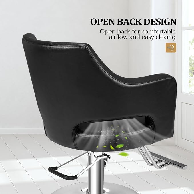 Black With Button Tufted
