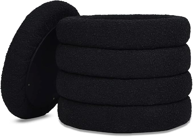 Ebony Black Boucle