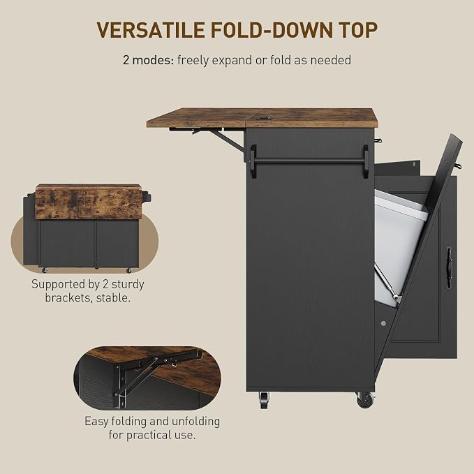 Black + Rustic Brown