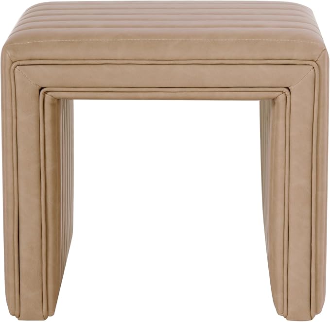 Sand Faux Leather