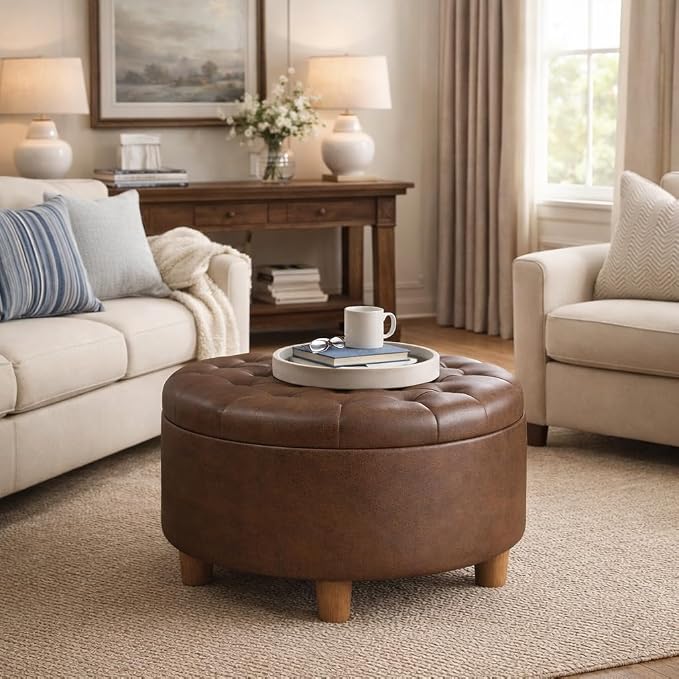 Brown Faux Leather