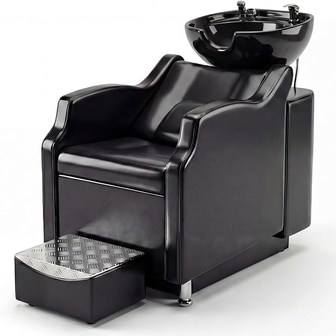 Black Abs Shampoo Bowl