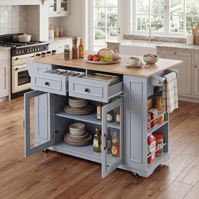 Blue Gray + Temptered Glass+stainless Steel+ Mdf
