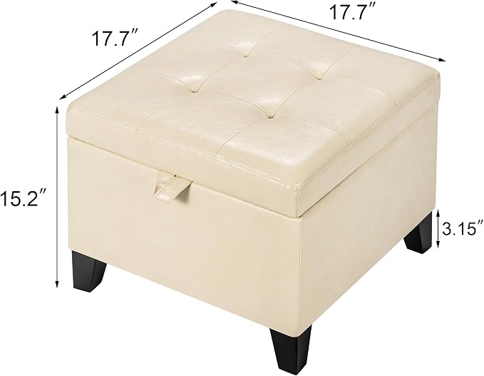 Style2 Faux Leather Beige
