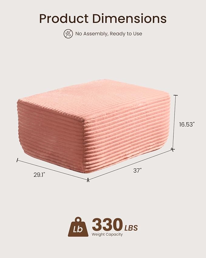 Pink (Plush Corduroy Fabric)